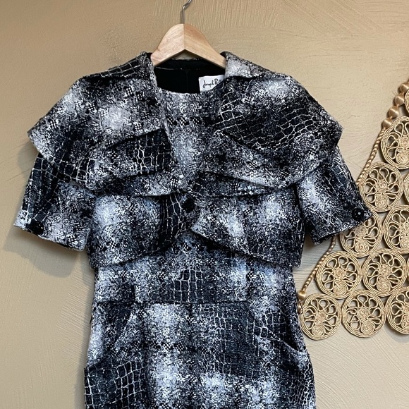 Joseph Ribkoff Tweed Dress and Bolero Set, Size 10 - Picture 9 of 16